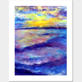 Edisto, South Carolina Ocean Sunrise Posters and Art